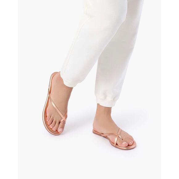 TKEES Riley Flip Flops in Beach Pearl Size 11 - Picture 1 of 5
